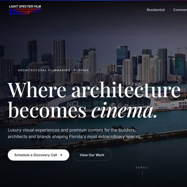 lightspecterfilm.com, built by 305 Web Service
