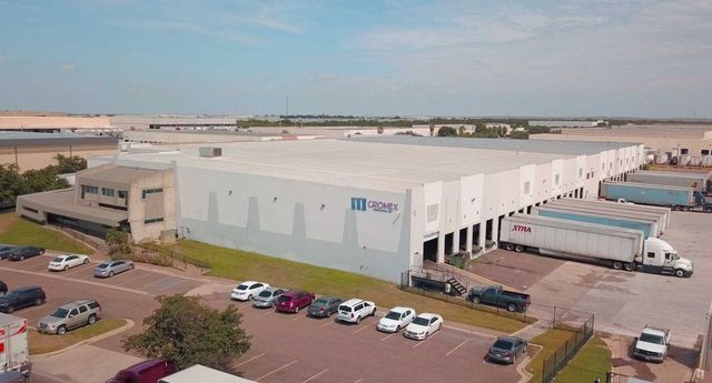 Trailers at the Cromex docks in Laredo