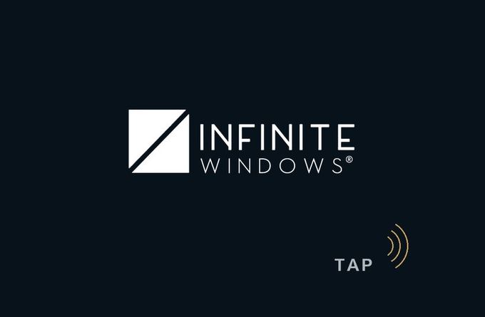 Infinite Windows, front of the printed card