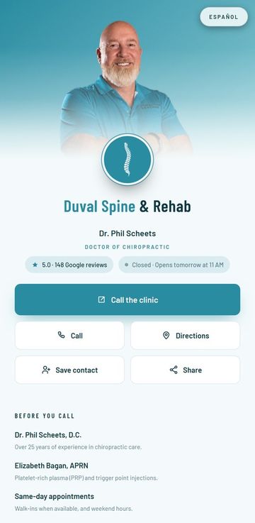 Dr. Phil Scheets — Chiropractic